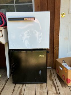 Two small fridges