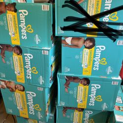 Pampers Size 2,3,5,6 New $30 Each