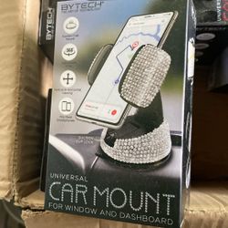 Universal Car Mount With Rhinestones 