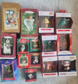 Hallmark Christmas Ornaments With Box $5 each