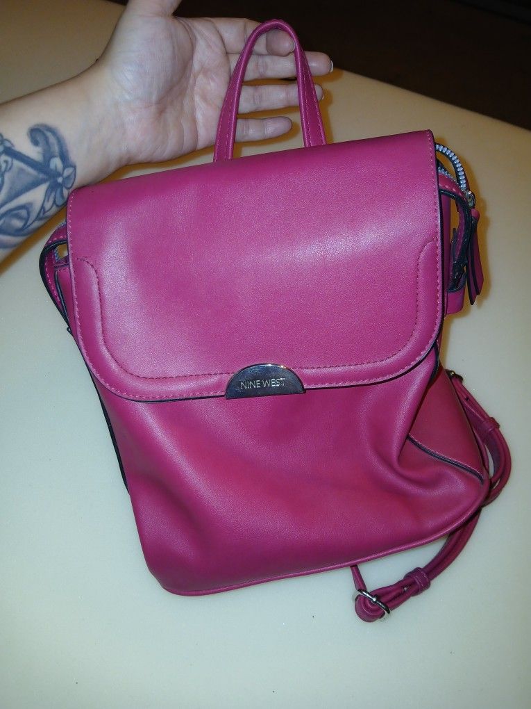 Pink Nine West Purse/backpack