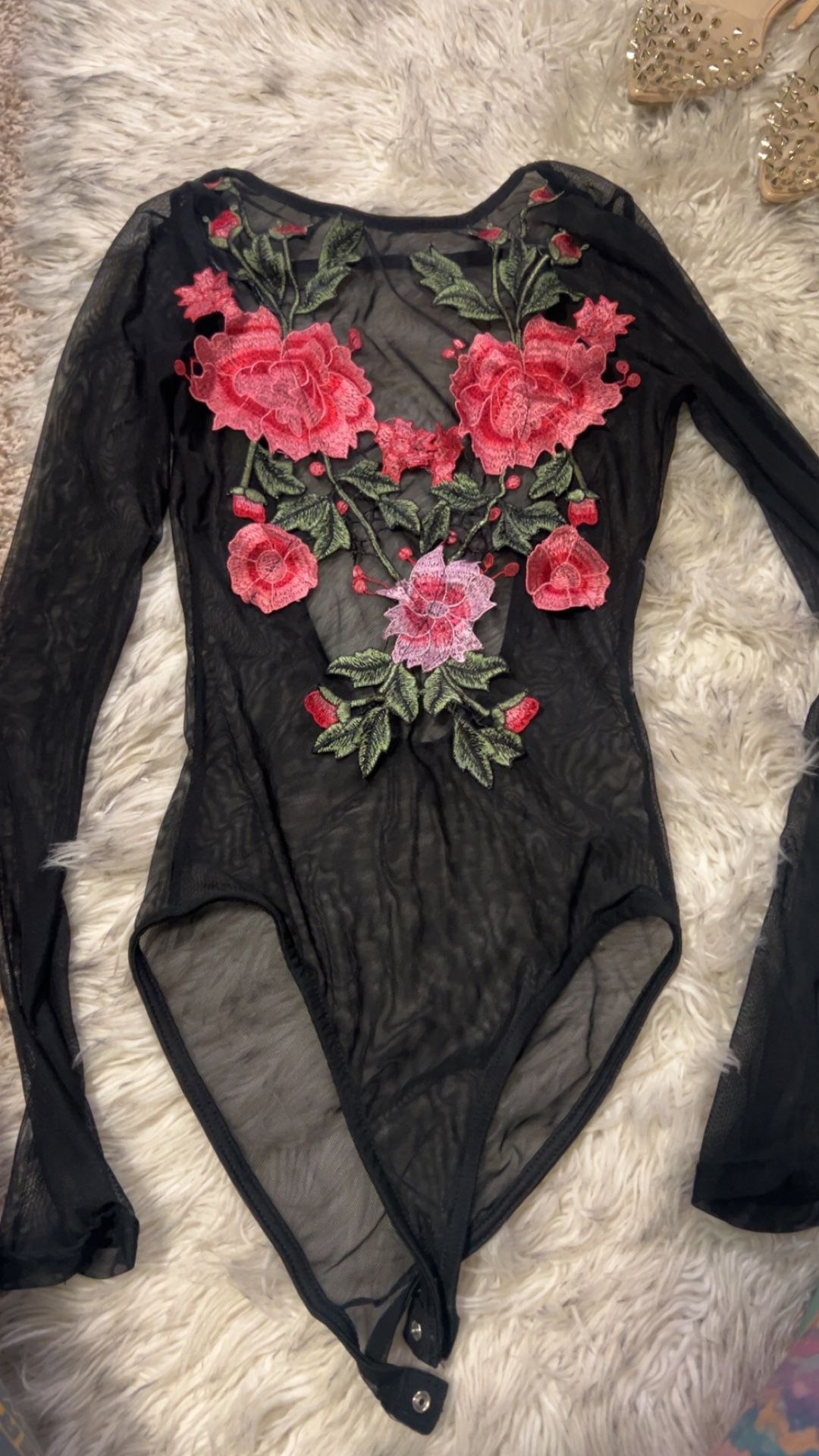 Floral Sheet Bodysuit 