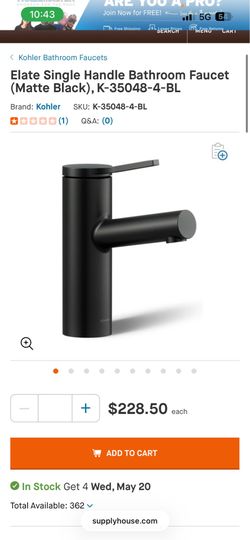 Bathroom faucet