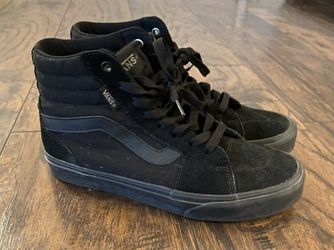 Vans - Black Canvas High Top - Size 6.5 Youth/Kids