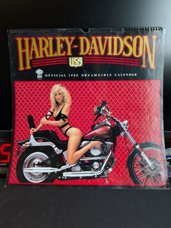 Harley Davidson 1988 Dreamgirls Calendar