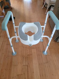 Adjustable Over Toiler Commode