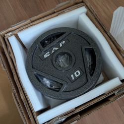 4x 10lb Olympic Plates CAP