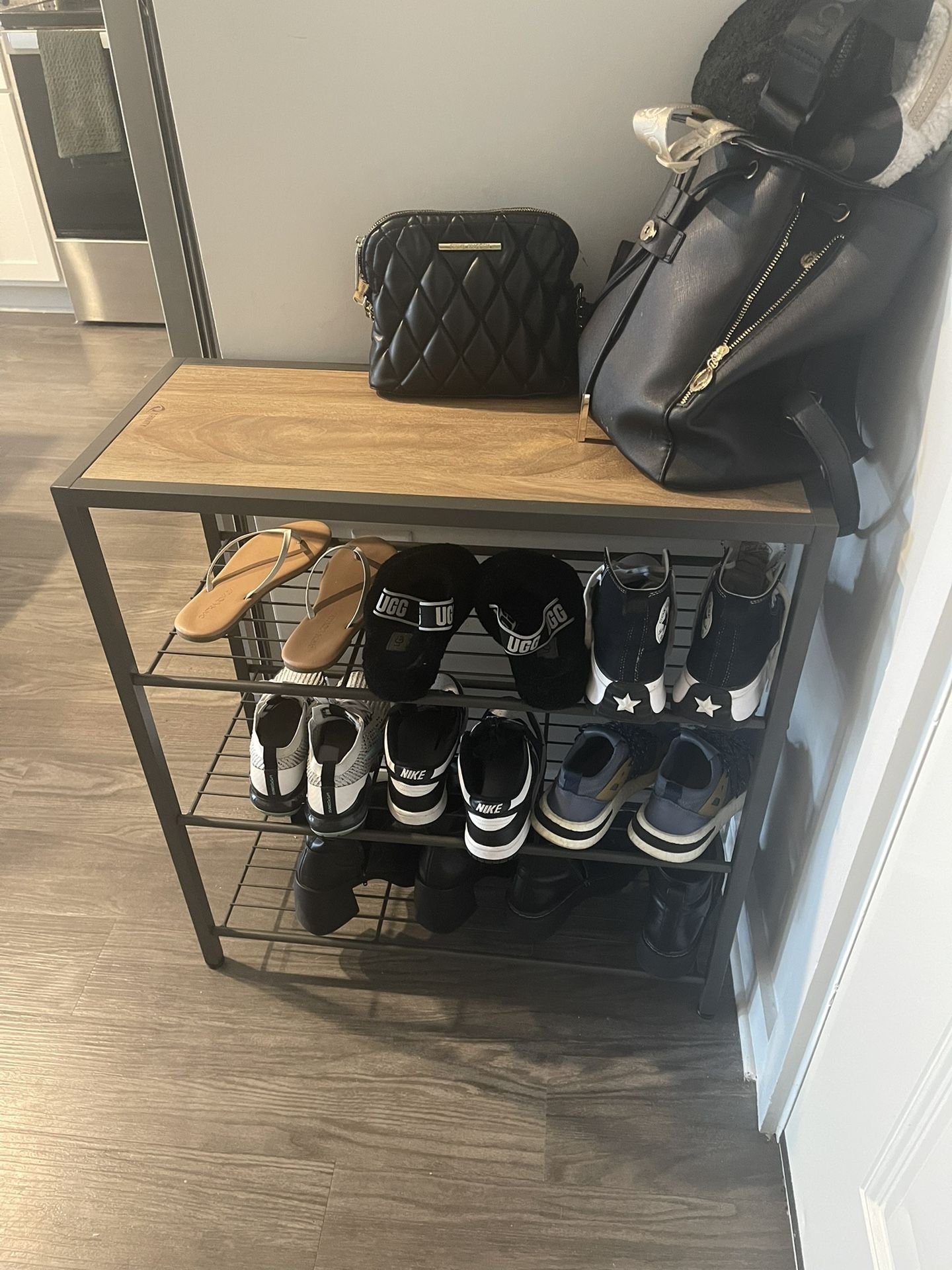 Trinity Console 4-tier Shoe Rack