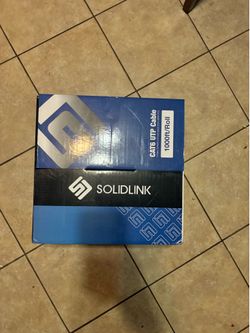 1,000-foot roll of SolidLink Category 6 (CAT6) UTP Ethernet cable