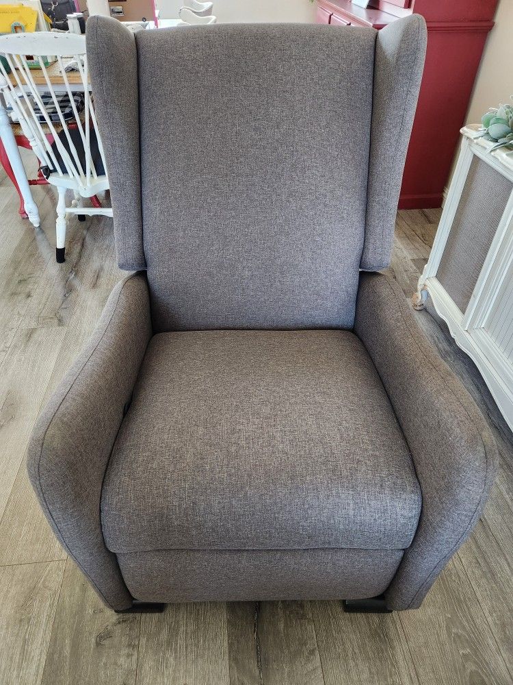 Gray Rocking Recliner Chair