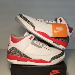 Size 11 - Fire Red Jordan 3's - $180