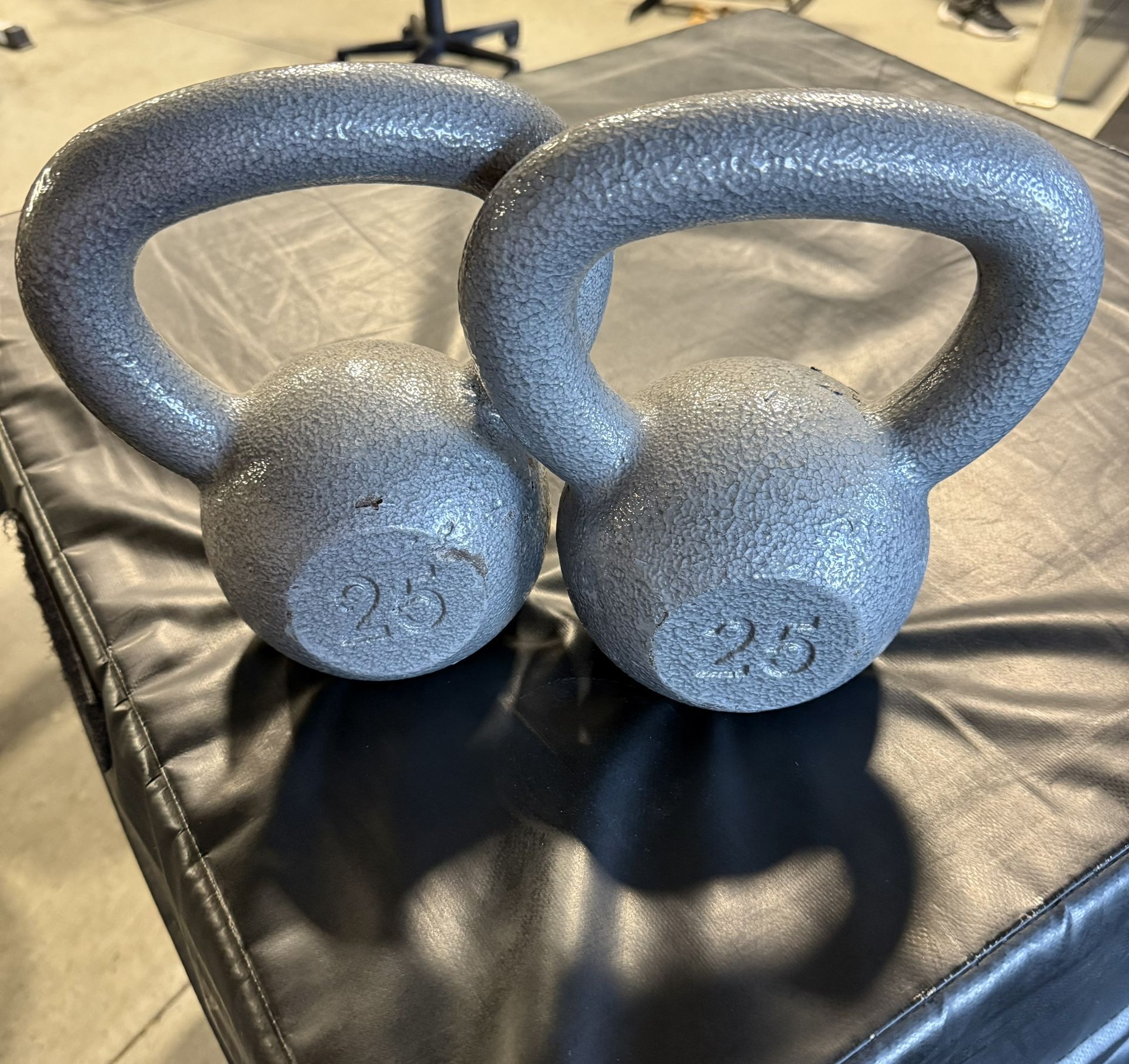 Pair Of 25 Lb Kettlebells