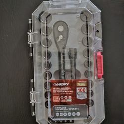 Husky 26-Piece Universal Socket Set 1/4 Drive