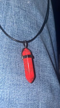 Jasper Crystal Necklace 