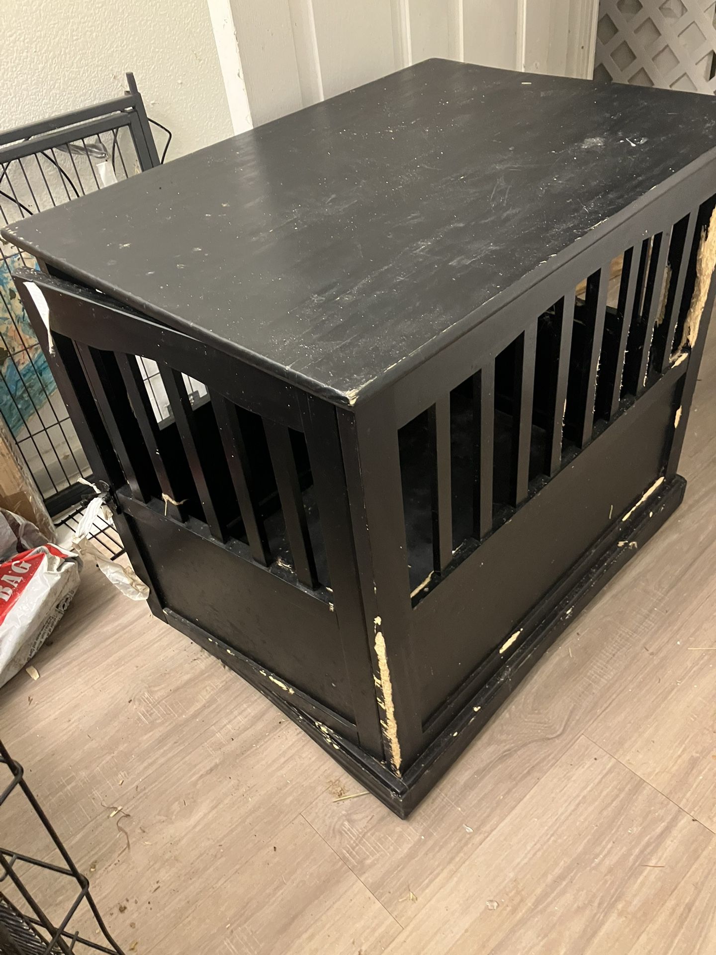 Dog Crate Table Style $15