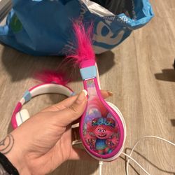 Poppy From Trolls Headphones 