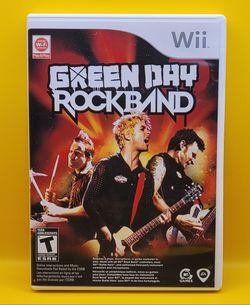 Green Day: Rock Band (Nintendo Wii, 2010) CIB [Tested & Working] Like New