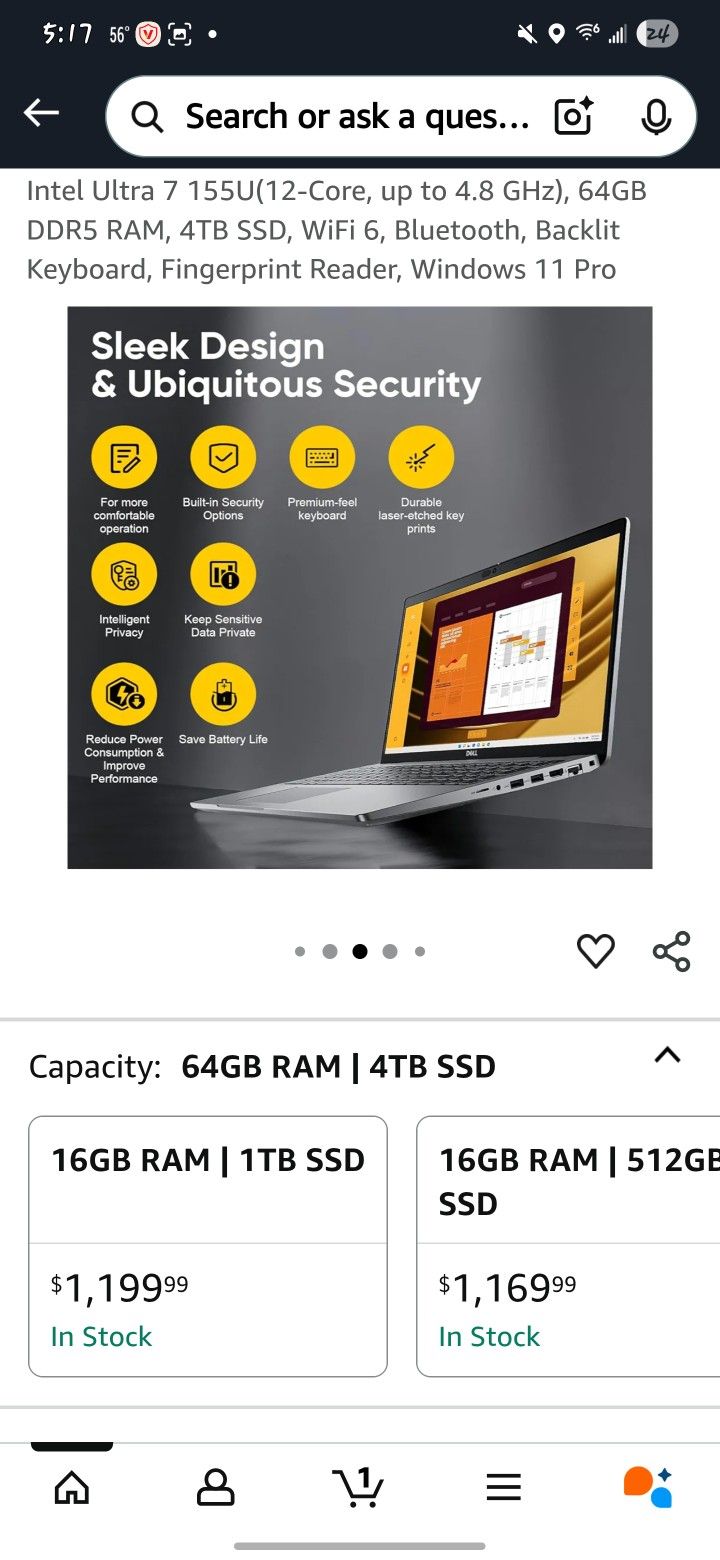 DELL LATITUDE 5550 I7