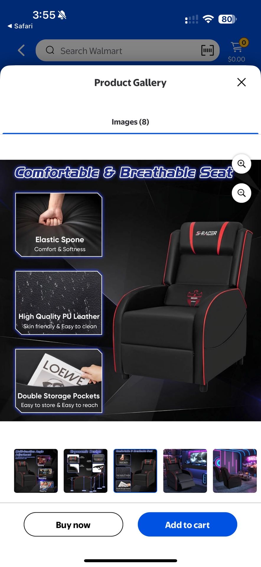 Massage Gaming Chair