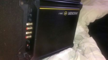 250 watt amp works good