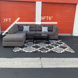 Ashley Furniture Gray Sectional Couch 