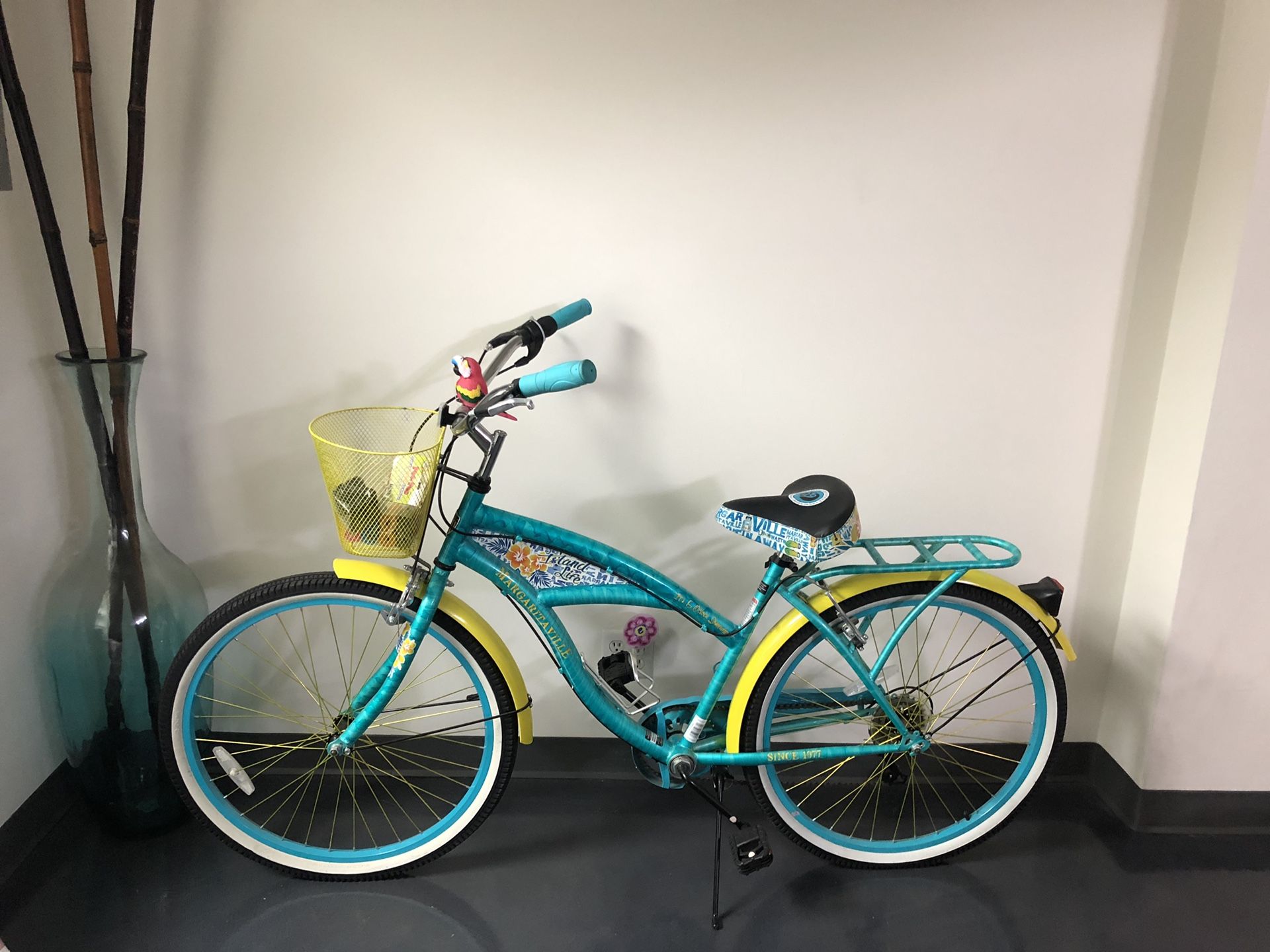 BCA 26” Women’s - Margaritaville Multi-Speed Cruiser Bike, Teal