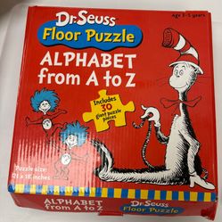Dr. Seuss Alphabet Abc Floor Puzzle Education 