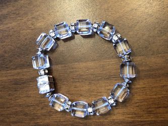 Swarovski crystal clear rhinestone bracelet