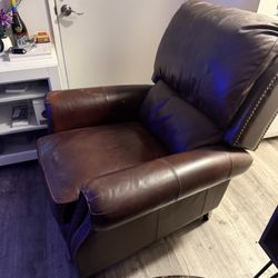 Genuine Leather Recliner 