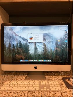 Apple iMac 27” 3.2 ghz intel core i3 - 4gb ram - 1TB hard drive