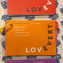 Lovevery Play Kits 5-6 months, 13-15 months, and 16-18 months