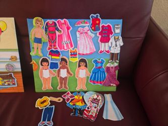 Vintage 2004 Hands On Fun! Fascinating Felt Boards Dress-Up Set (27 Pcs)