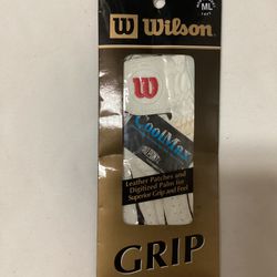 Men’s WILSON  leather golf glove… Size ML (left)