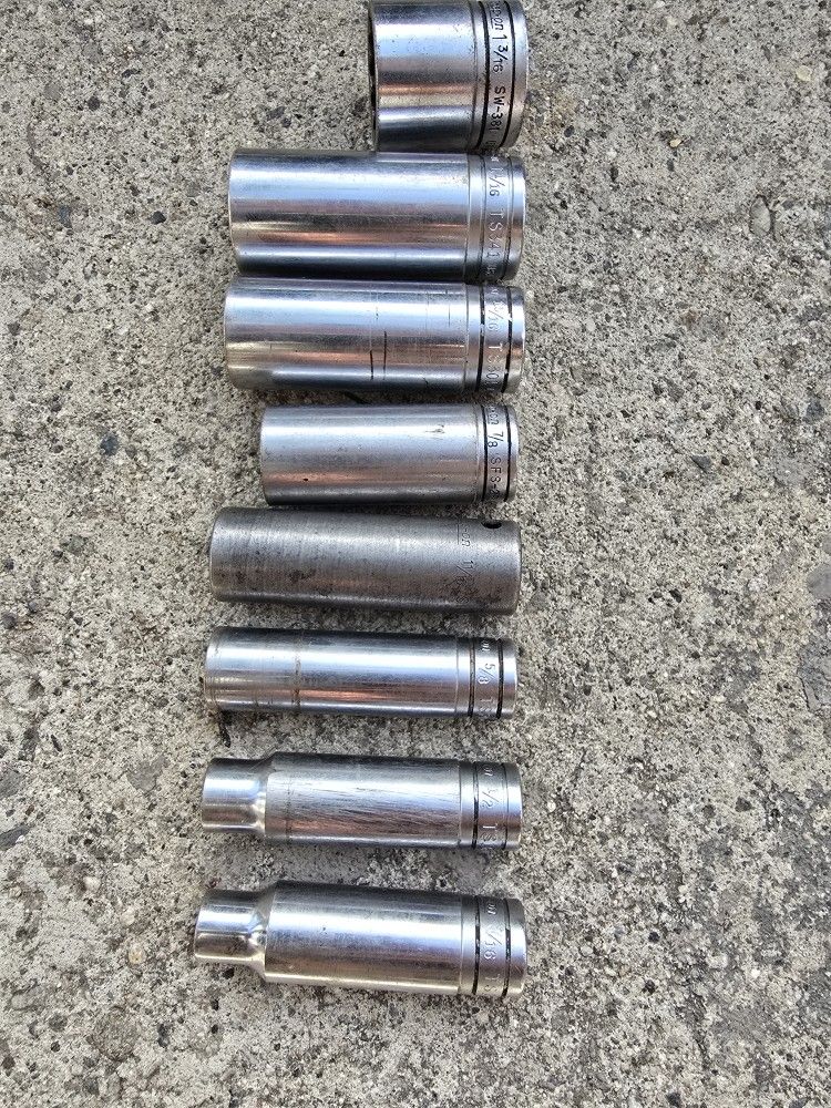 Snap On Tools 1/2 Drive Sockets