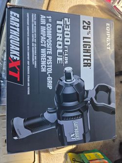 Brand new EQ1PGXT EarthquakeXT air impact wrench
