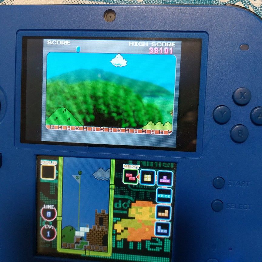 Nintendo 2ds Blue With A Lot Games Over 100 Games On Memory R4  180