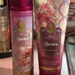 Bath & Body Works Disney Princess Aurora Mist + Body Cream Set