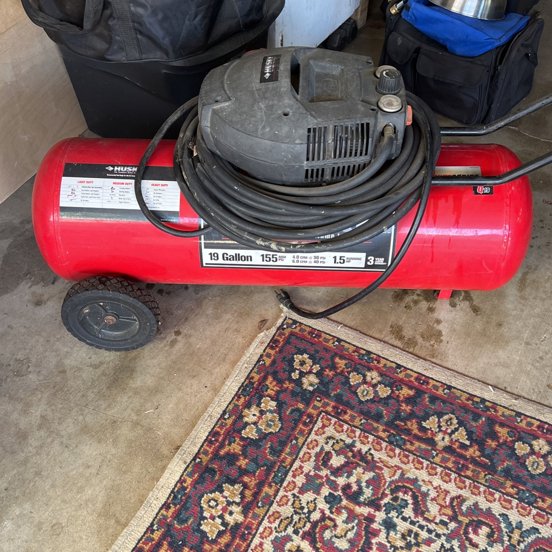 Husky q19 2024 air compressor