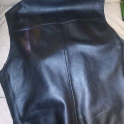 W Med Genuine Harley Leather vest.