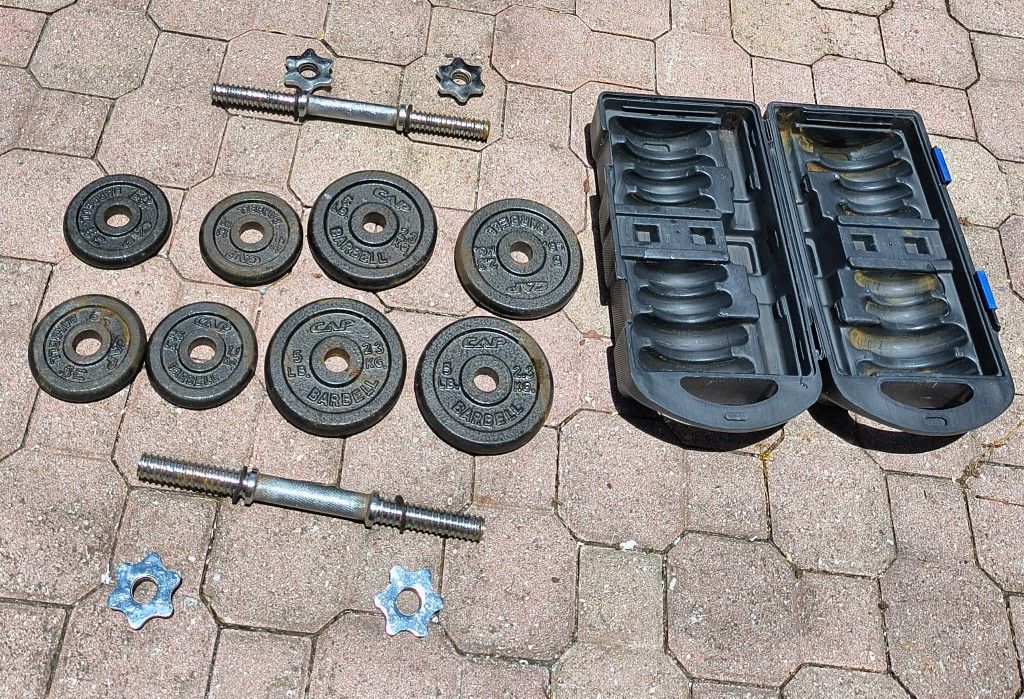 Pair Of Cap Dumbells 30lbs