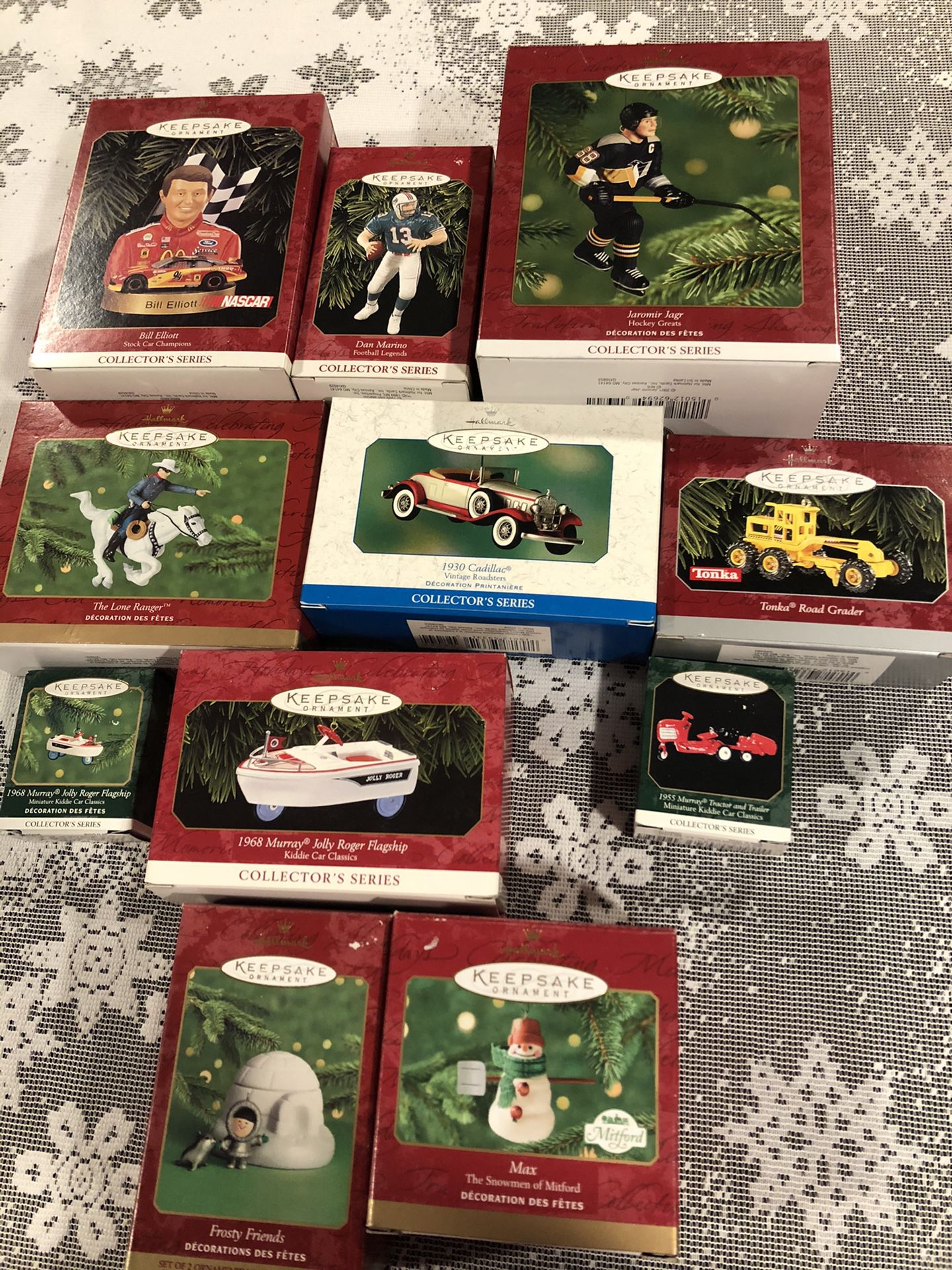 Hallmark Assorted Lot Of 11 Ornaments All New In Boxes! Buy 1 Or All