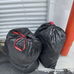 2 Large Bags Of Purple & Black Soundproof Foam $50