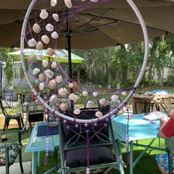 Handmade By Artist Moon Mermaid Dreamcatcher 