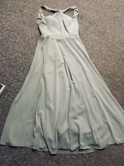 Sage green bridesmaid dress worn once size 16