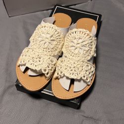 Qupid Raffia Sandals- 8.5 