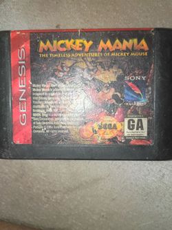Mickey mania Sega Genesis