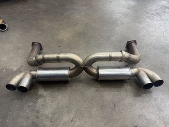 Custom porsche 997 exhaust