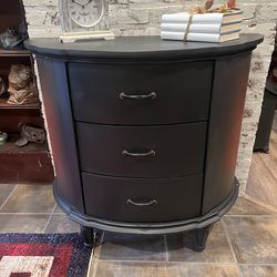 Black 3 Drawer Dresser