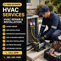 Mini-split, Installation Included, Mini Split for Sale with installation Heat and Cool, HVAC System