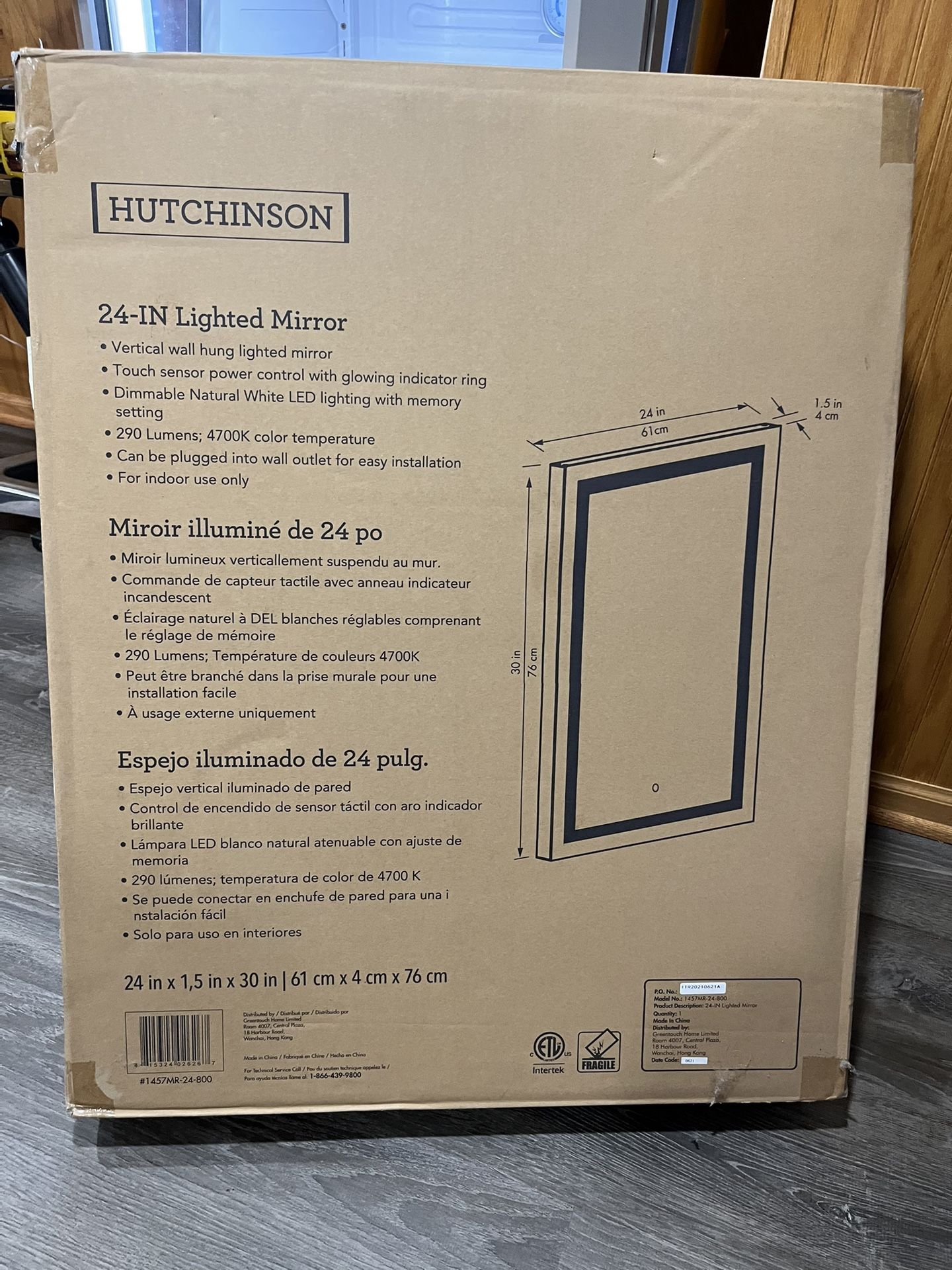 Lighted LED Mirror 